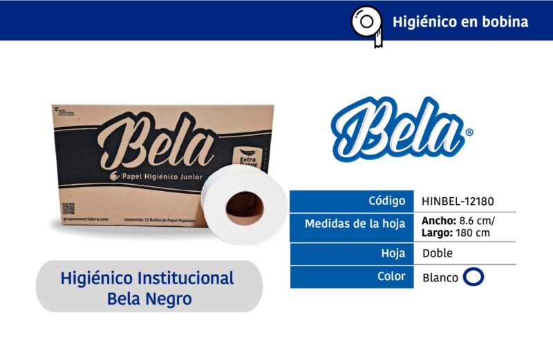 Higiénico Institucional Bela Negro