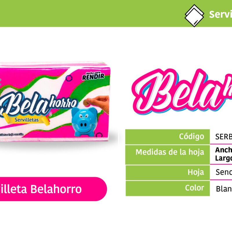 Servilletas Belahorro 250 hojas