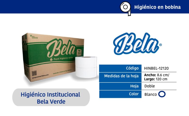 Higiénico Institucional Bela Verde